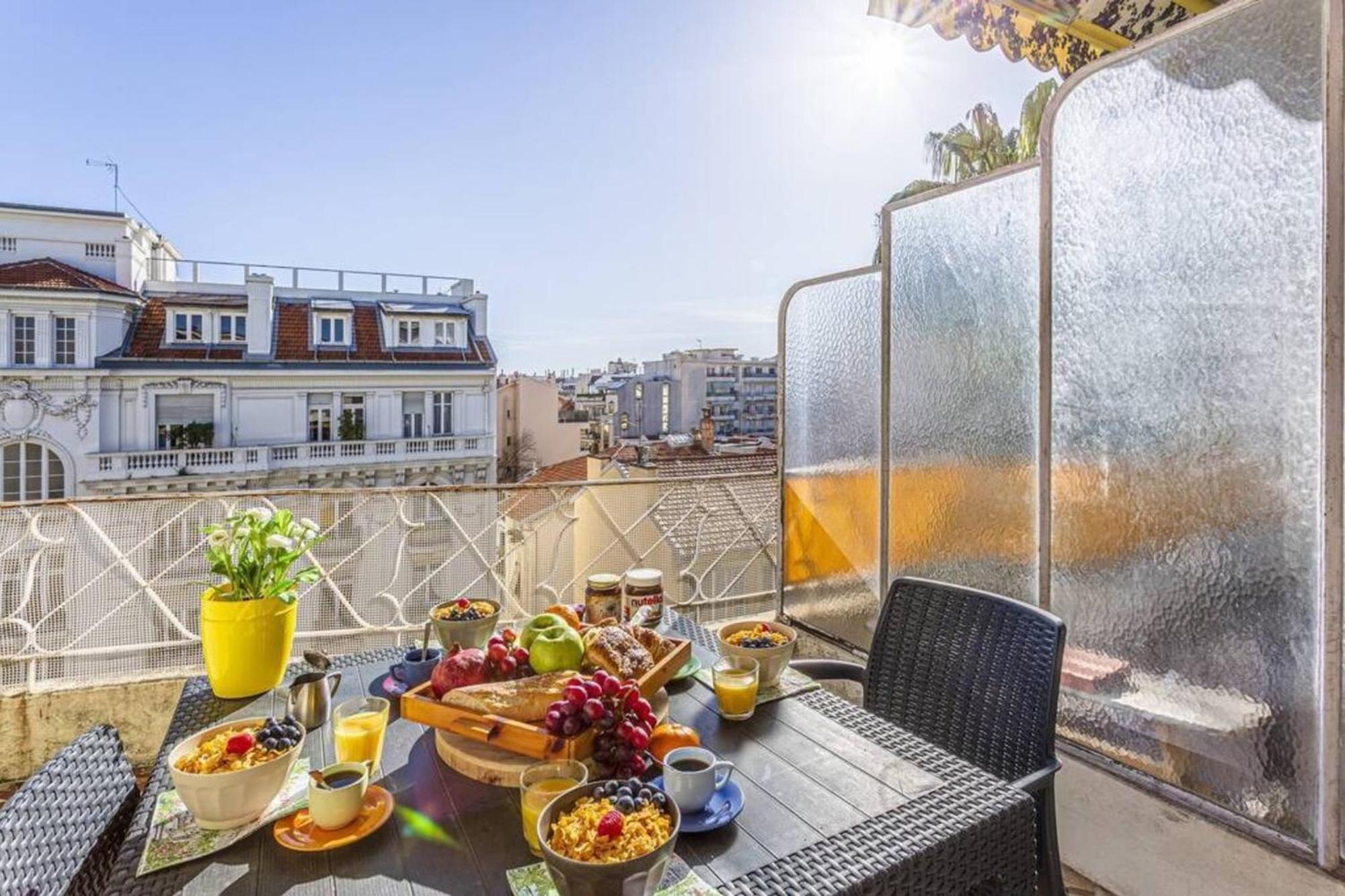 Fleurs 22 - Center - Modern W Terrace Nizza